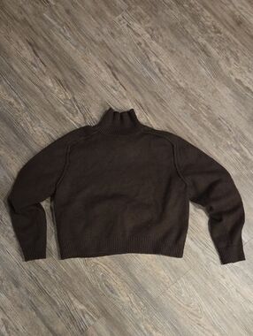 H&M Dark Brown Turtleneck Sweater
